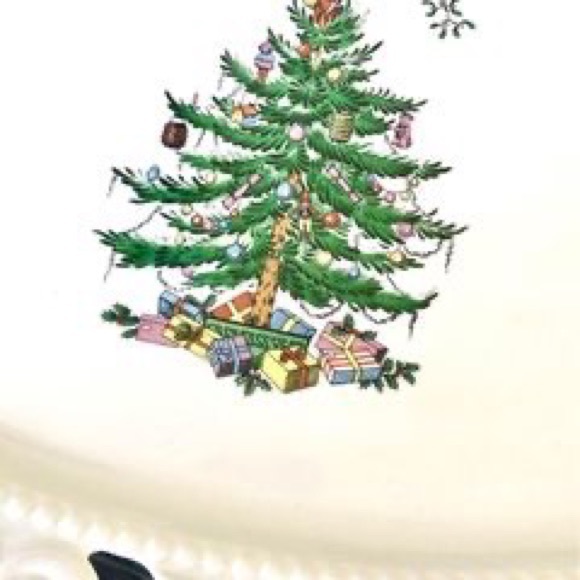 SPODE Christmas Tree 14” Oval Platter - Picture 6 of 8